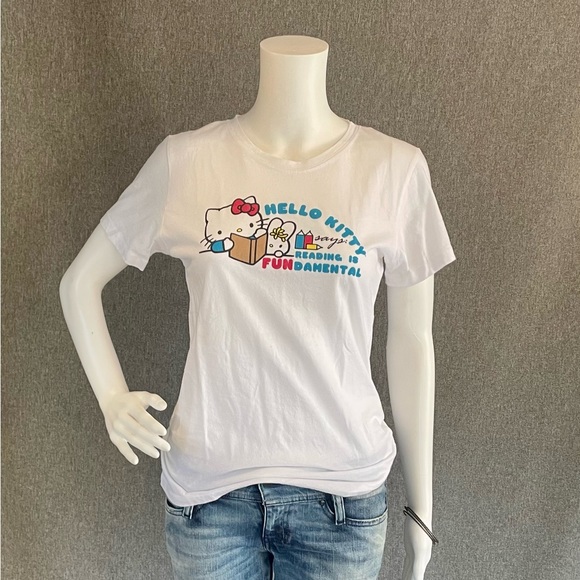 RARE Hello Kitty Reading is Fundamental Knowledge is Power Cute Excellent Cond - Picture 3 of 6